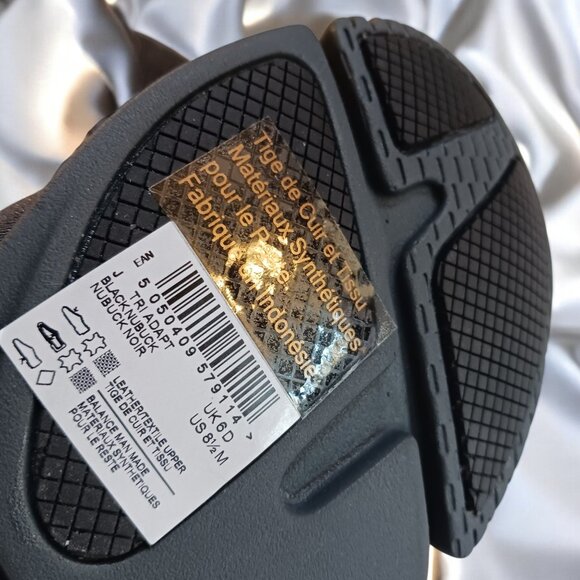 Clarks Tri Adapt Trigenic Shoes - Black Nubuck Leather, Size 8.5, New in Box - Picture 10 of 12